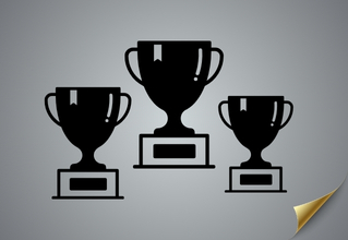 War Clicks competition trophies icon representing weekly PvP events and rewards in the idle war clicker game